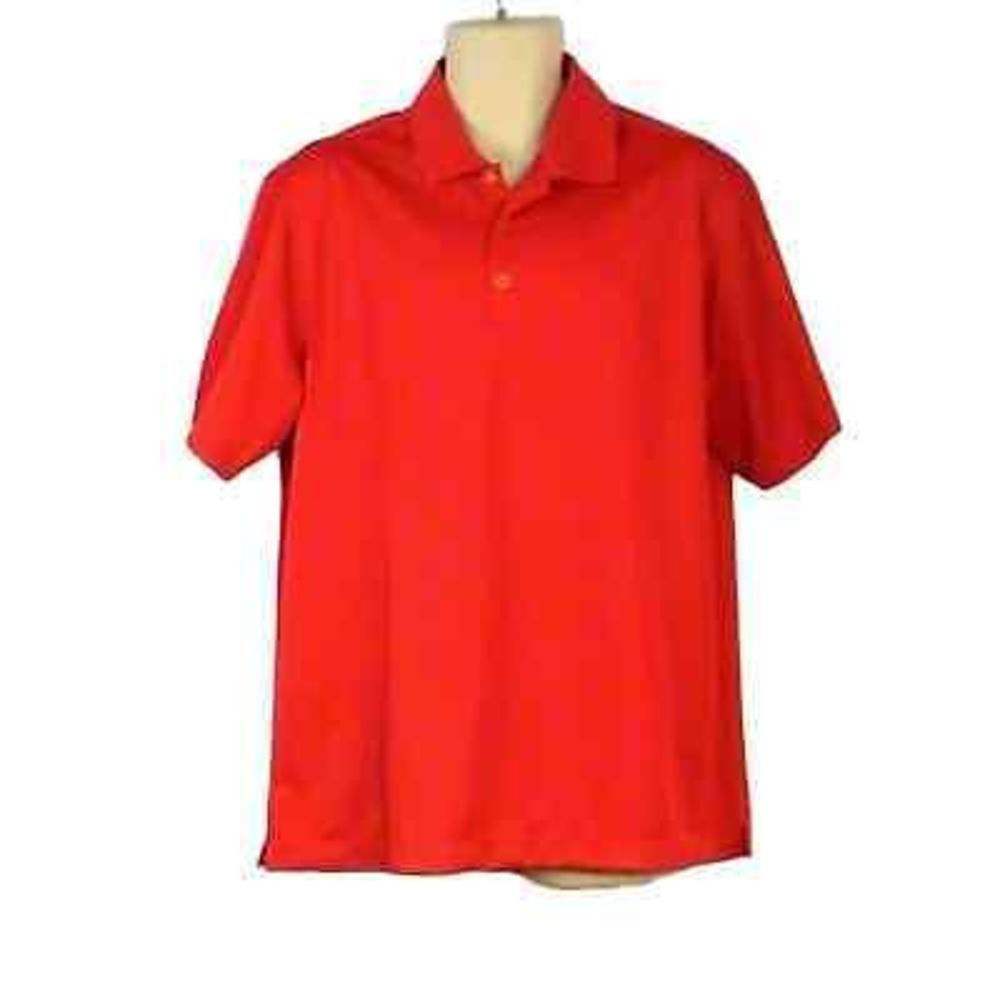 Nike Golf Dri Fit Men's Golf Polo Short Sleeve Shirt Red Prestonwood 2011 Large